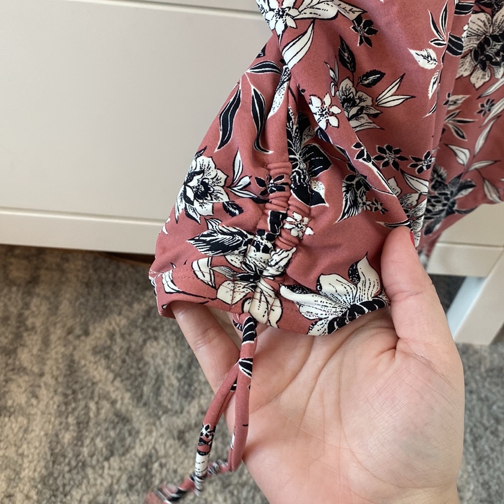 Kona Sol Criss Cross Back One Piece Bathing Suit - Picture 3 of 8